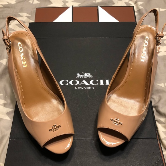 Coach Slingback Sandals - Picture 1 of 2